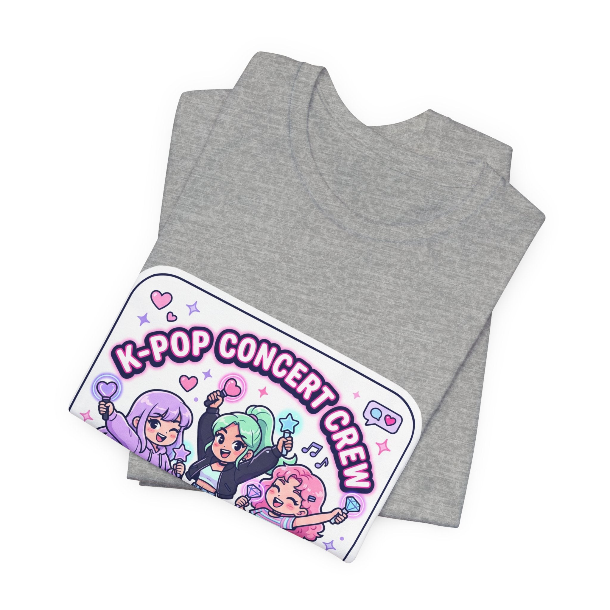 Unisex K-pop Concert Crew T-Shirt