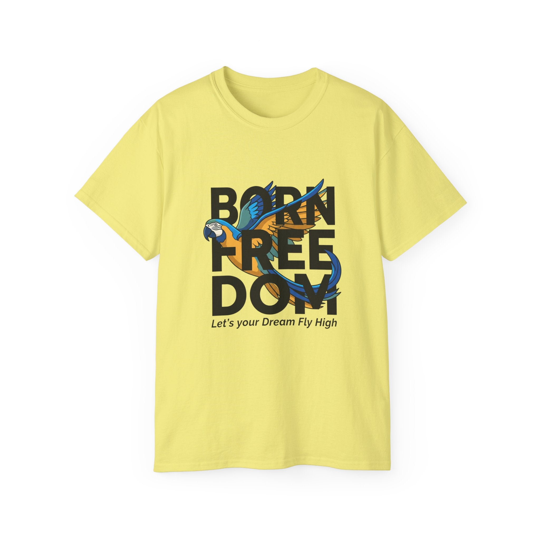 Eagle Graphic "Let’s Your Dream Fly High" Inspirational Tee