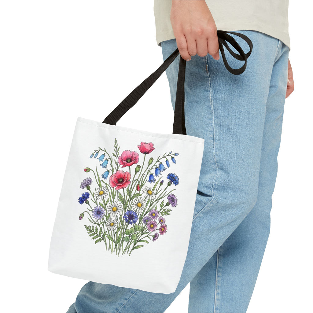 Floral Wildflower tote bag