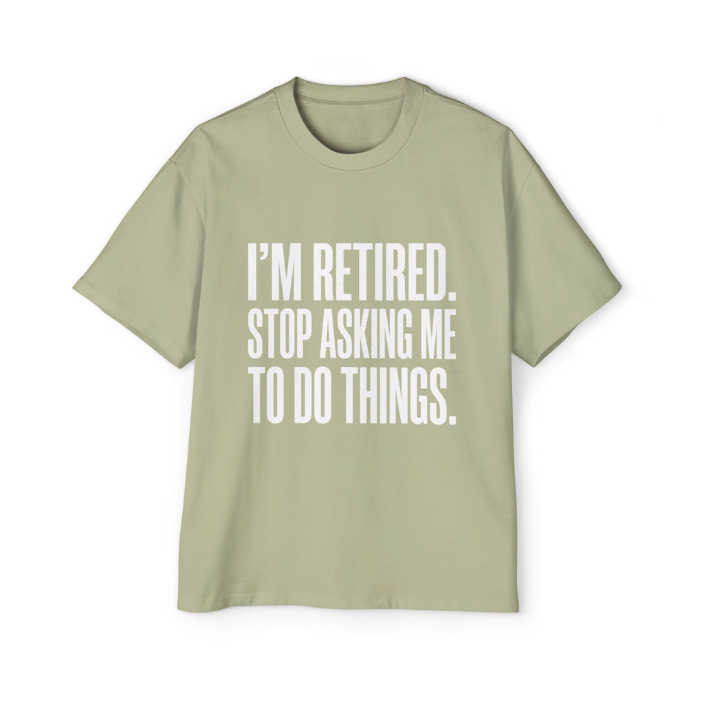Retired Oversized Cotton T-Shirt
