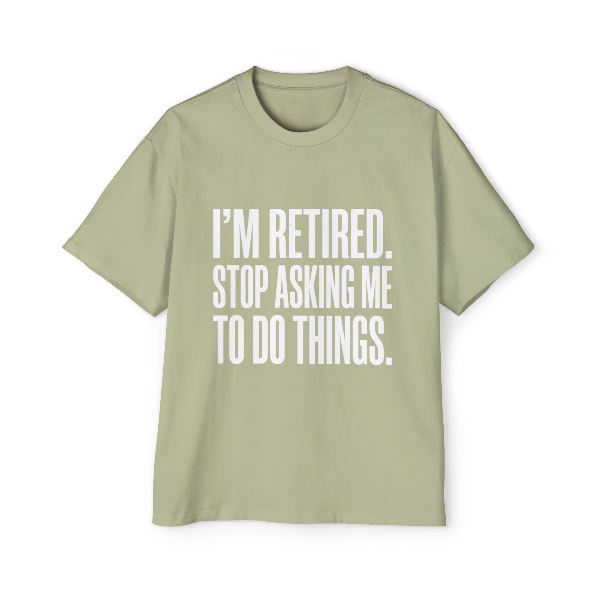 Retired Oversized Cotton T-Shirt