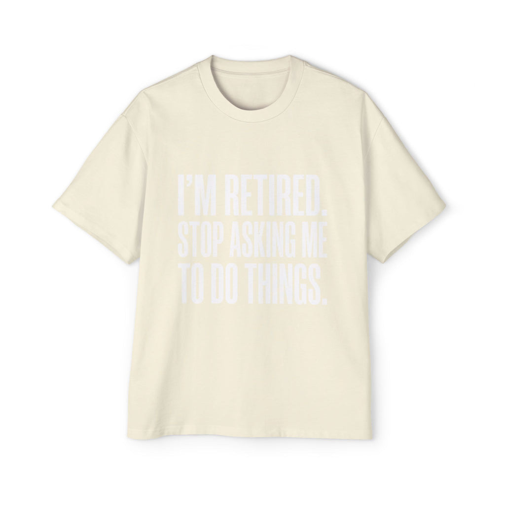Retired Oversized Cotton T-Shirt
