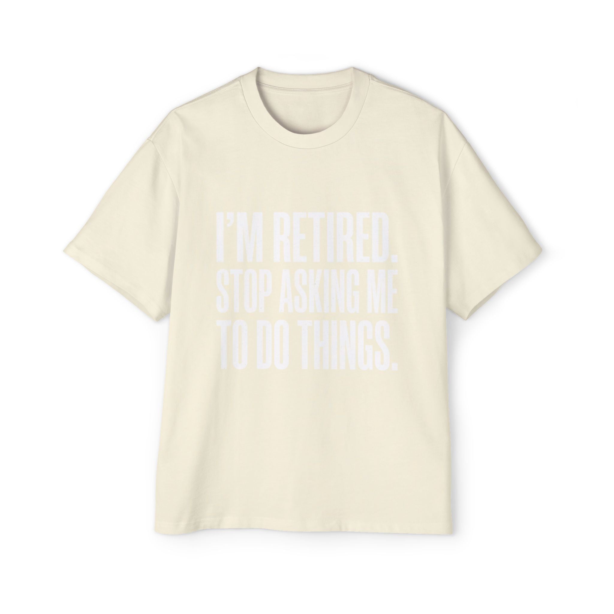 Retired Oversized Cotton T-Shirt