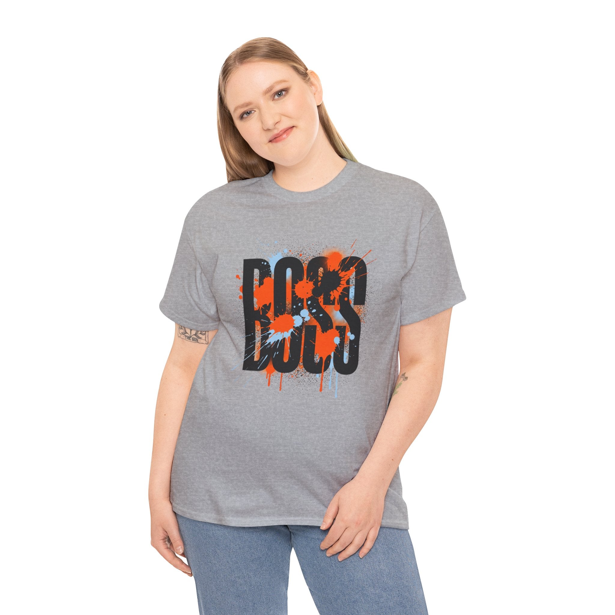 BOSS Graffiti Tee – Street Art Graphic T-Shirt
