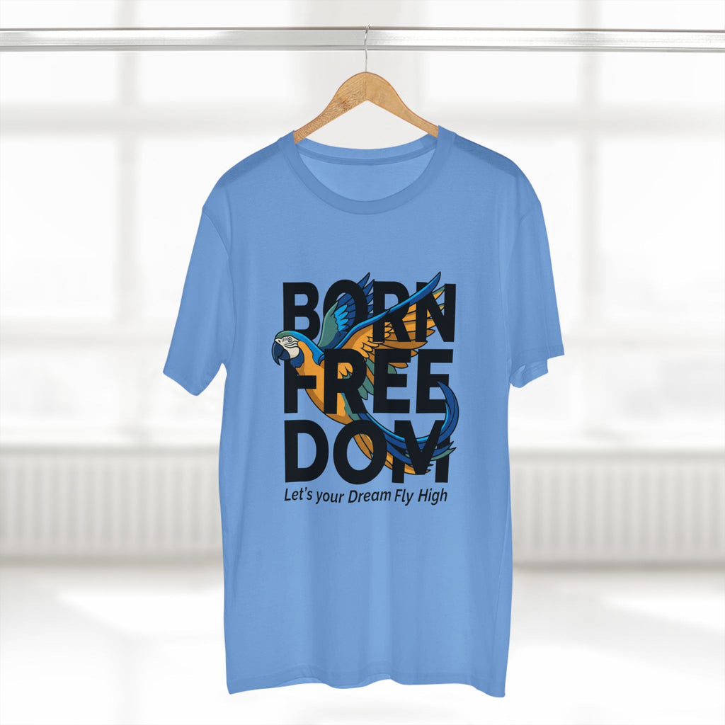 Let's Your Dream Fly High" Parrot Graphic T-Shirt