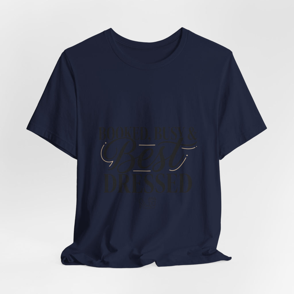 Booked, Busy & Best Dressed Tee | editorial tee, Parisian chic