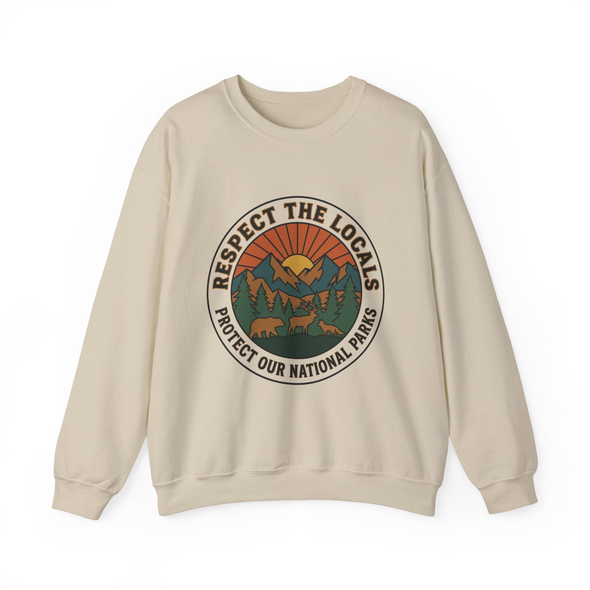 Respect the Locals Patch Crewneck Sweatshirt