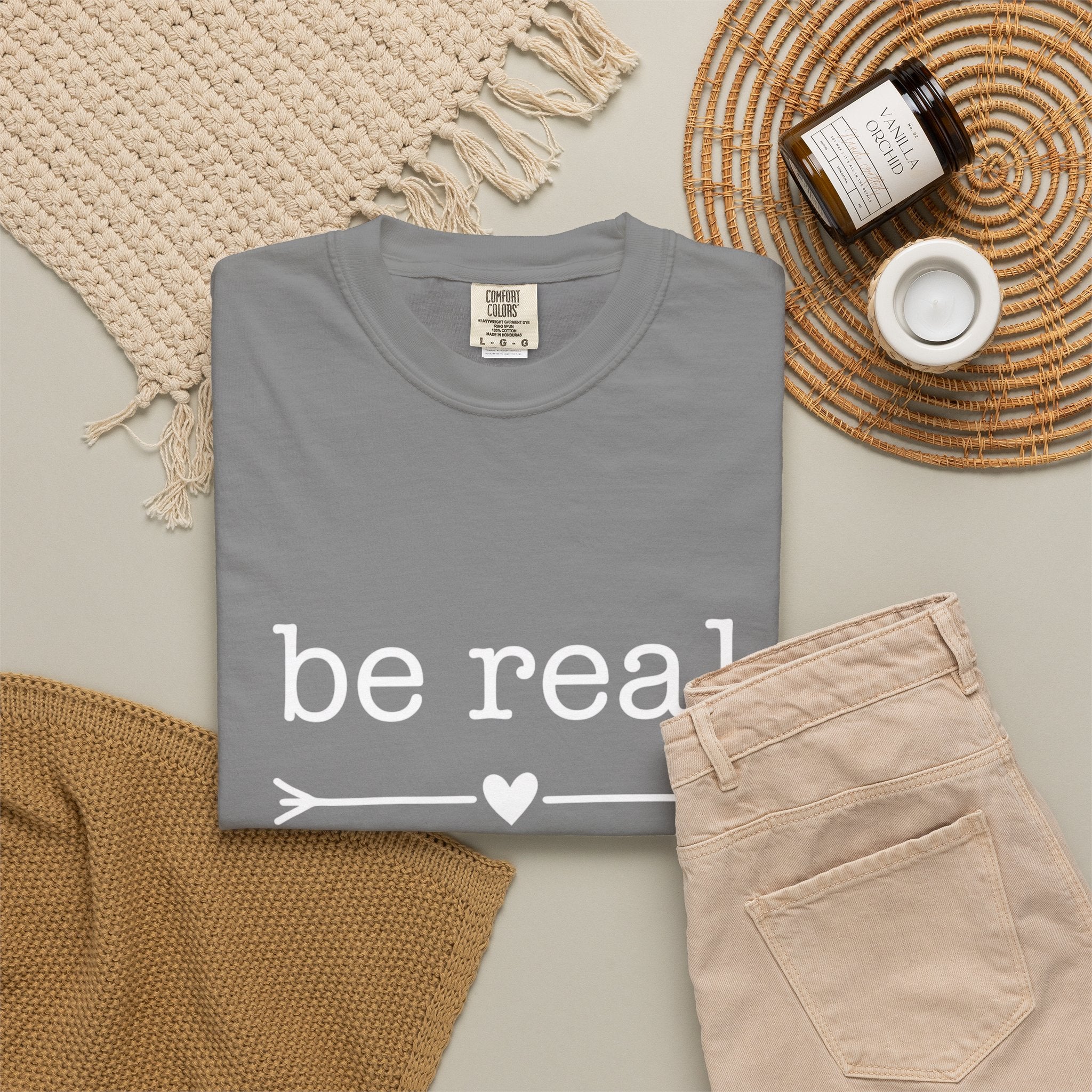 Be Real Not Perfect T-Shirt — Inspirational Graphic Tee