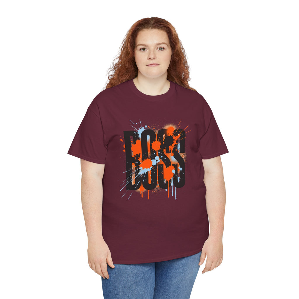 BOSS Graffiti Tee – Street Art Graphic T-Shirt