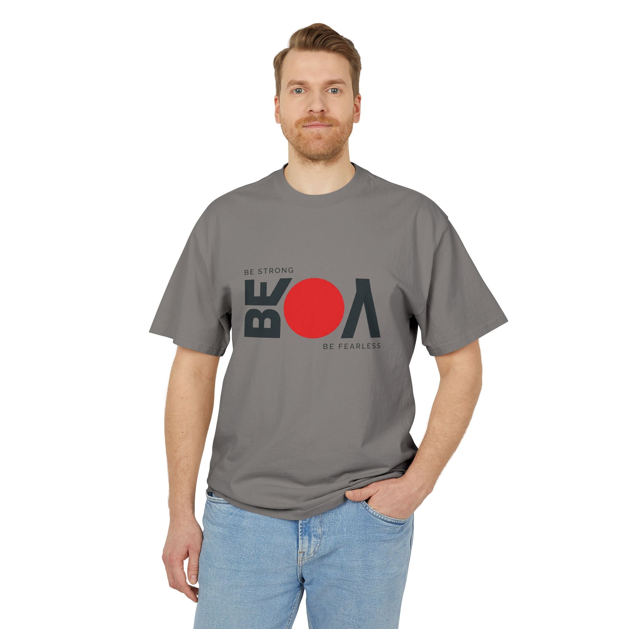 Be Bold Tee — "Be Strong Be Fearless" Graphic T‑Shirt