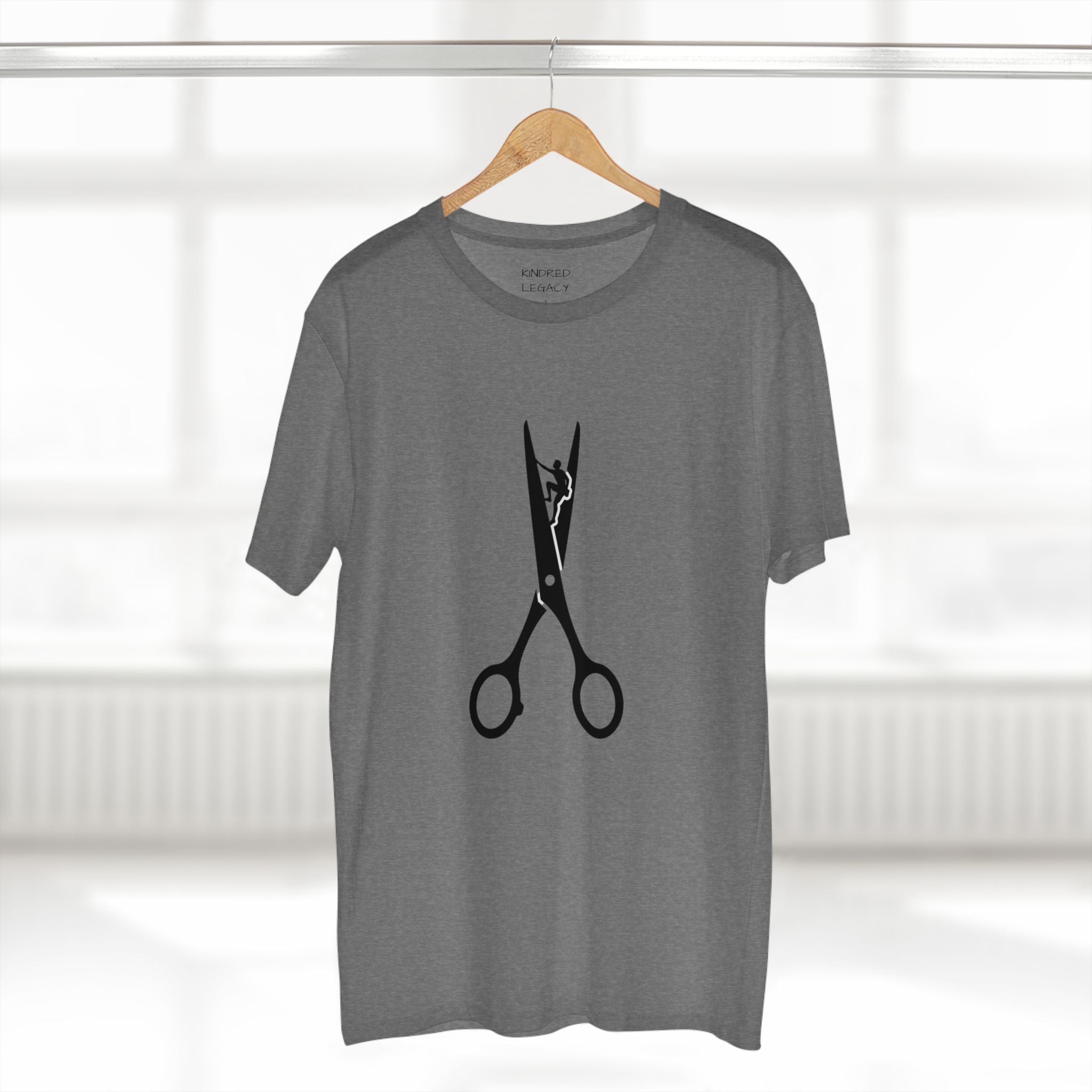 Scissors Graphic Tee — Barber & Stylist Haircut Shirt