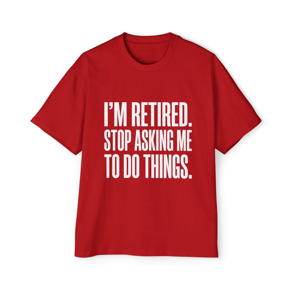 Retired Oversized Cotton T-Shirt