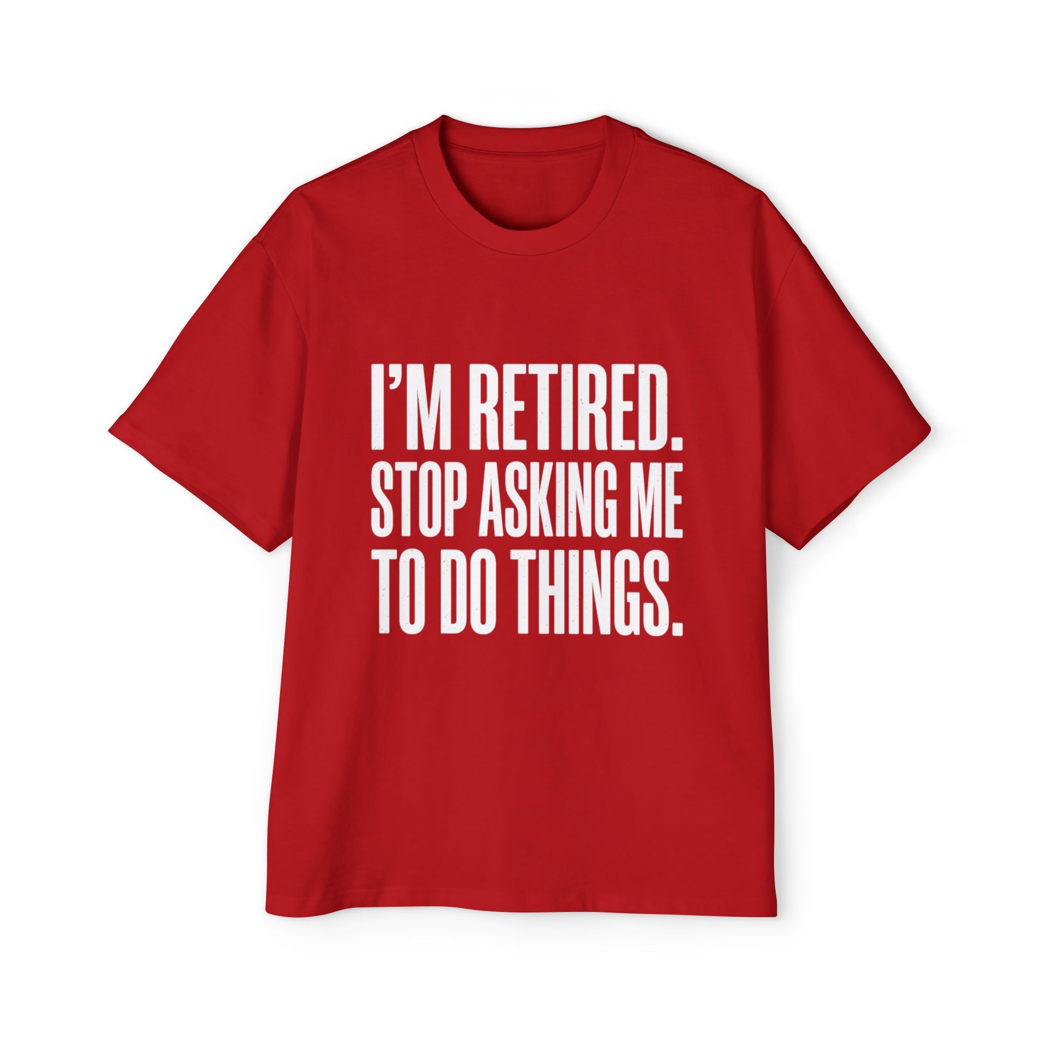 Retired Oversized Cotton T-Shirt