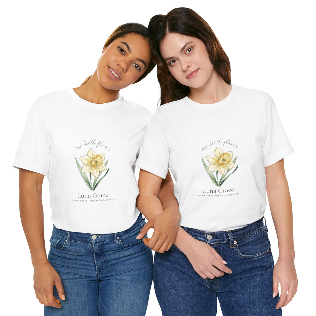 Personalized Botanical Watercolor, Custom Name
