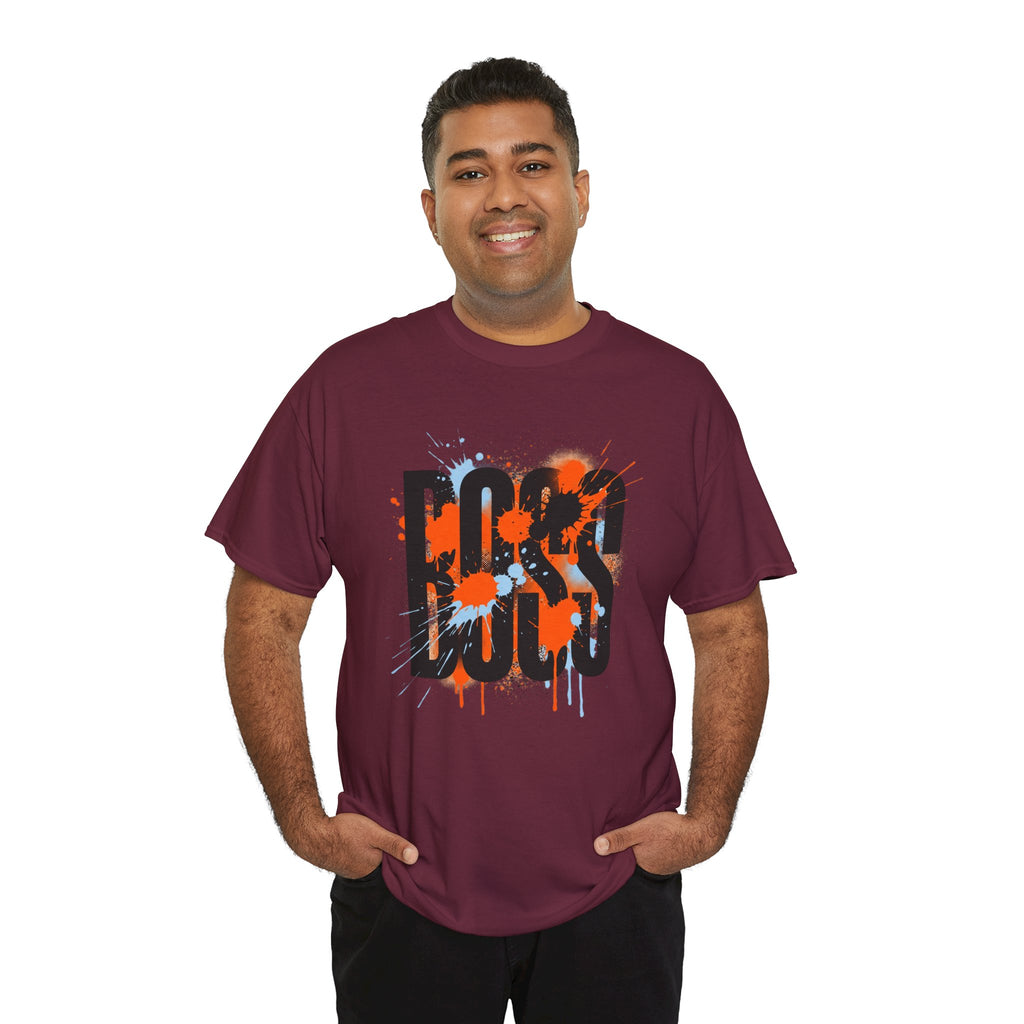 BOSS Graffiti Tee – Street Art Graphic T-Shirt