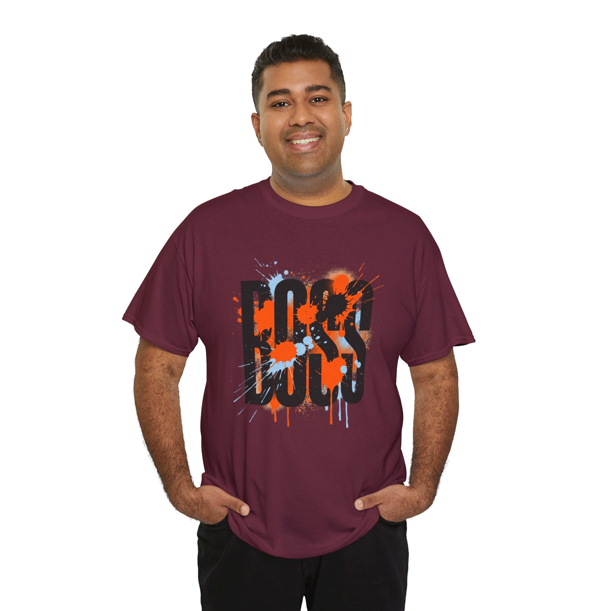 BOSS Graffiti Tee – Street Art Graphic T-Shirt