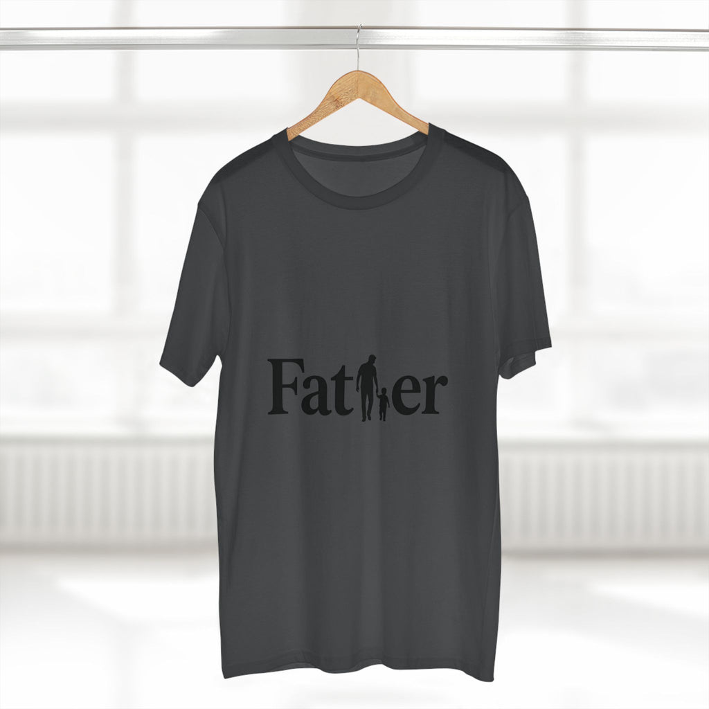 Father Tee — Silhouette Dad & Child Graphic Shirt
