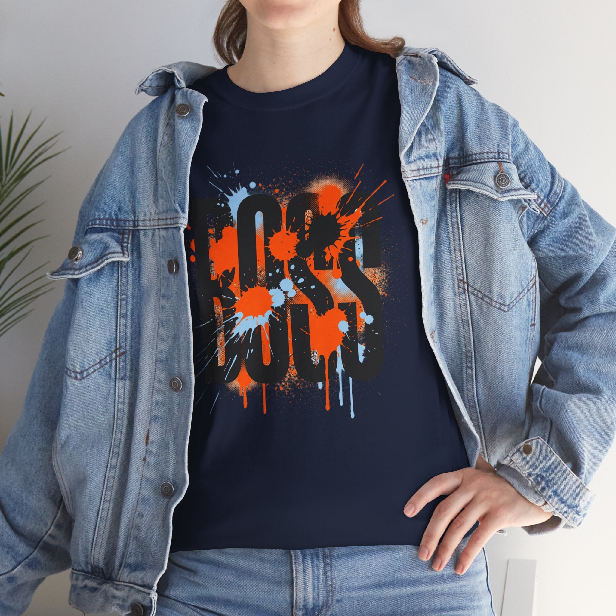 BOSS Graffiti Tee – Street Art Graphic T-Shirt