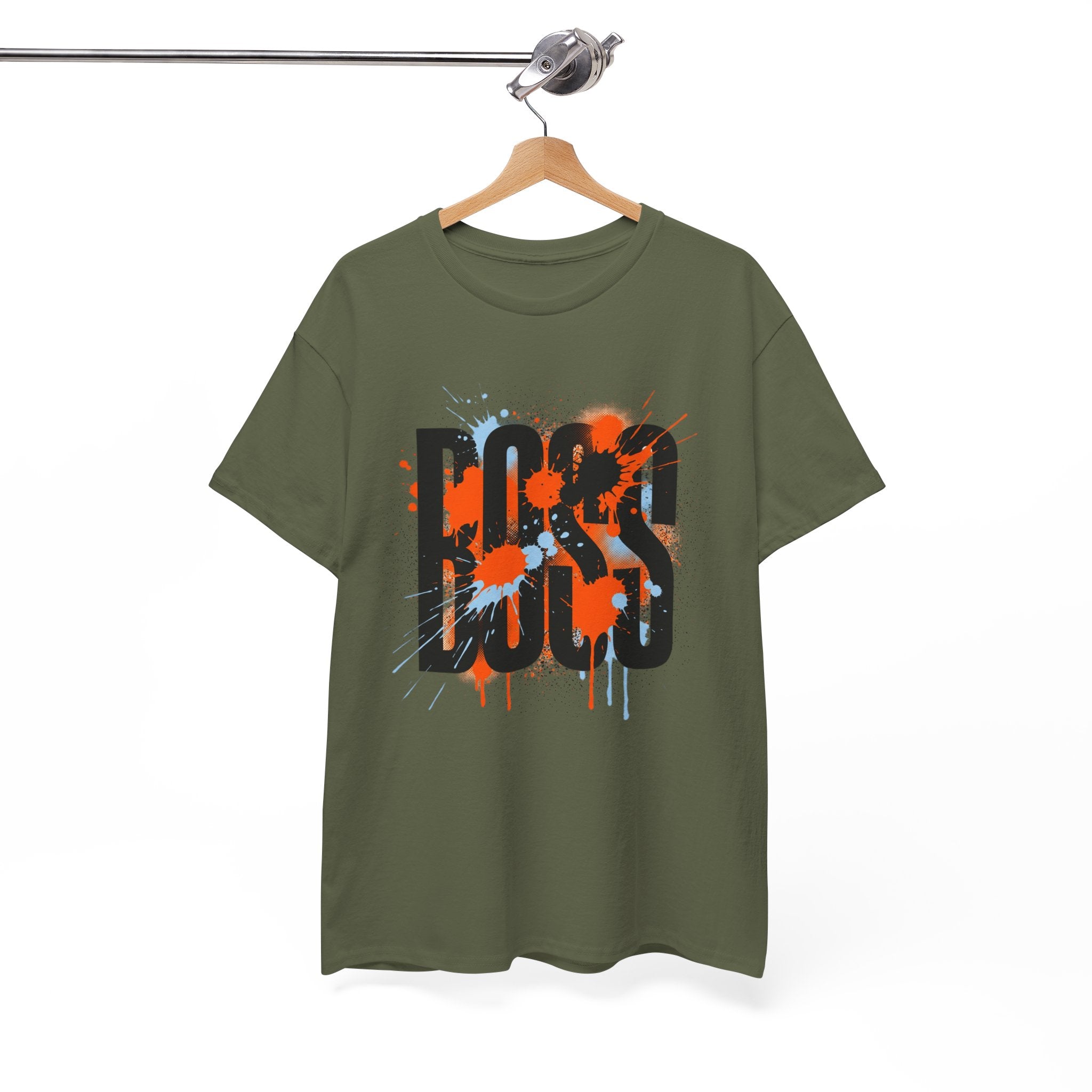 BOSS Graffiti Tee – Street Art Graphic T-Shirt