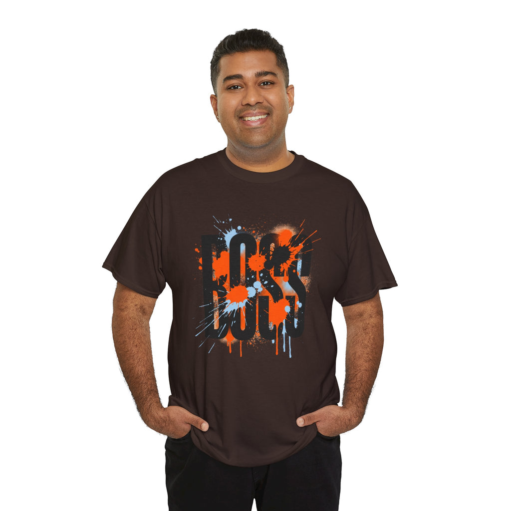 BOSS Graffiti Tee – Street Art Graphic T-Shirt