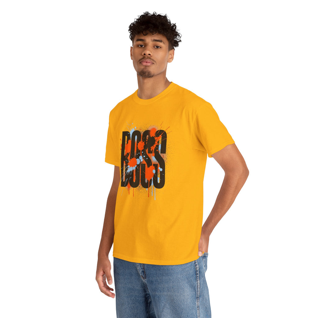 BOSS Graffiti Tee – Street Art Graphic T-Shirt