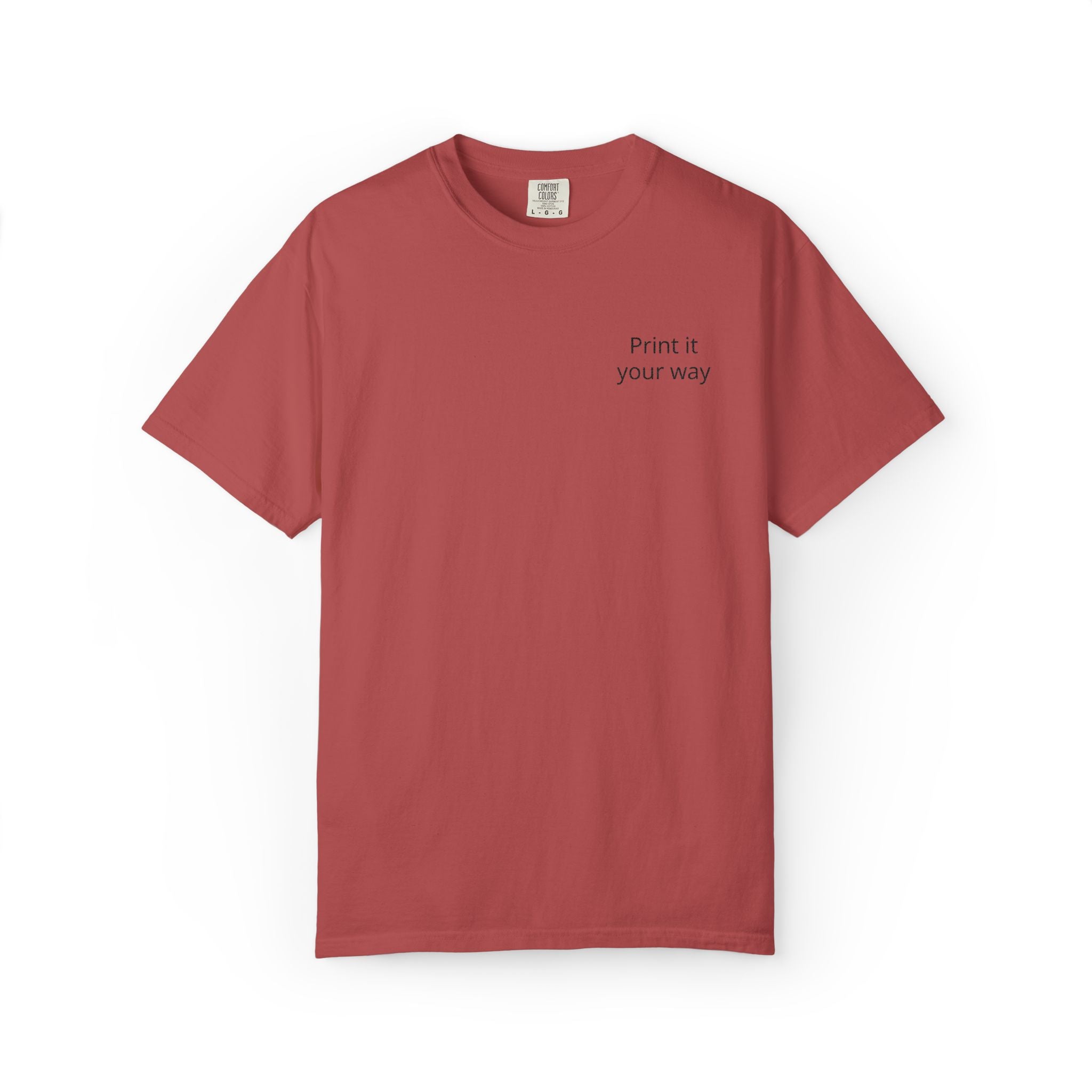 Minimalist "Print It Your Way" T-Shirt