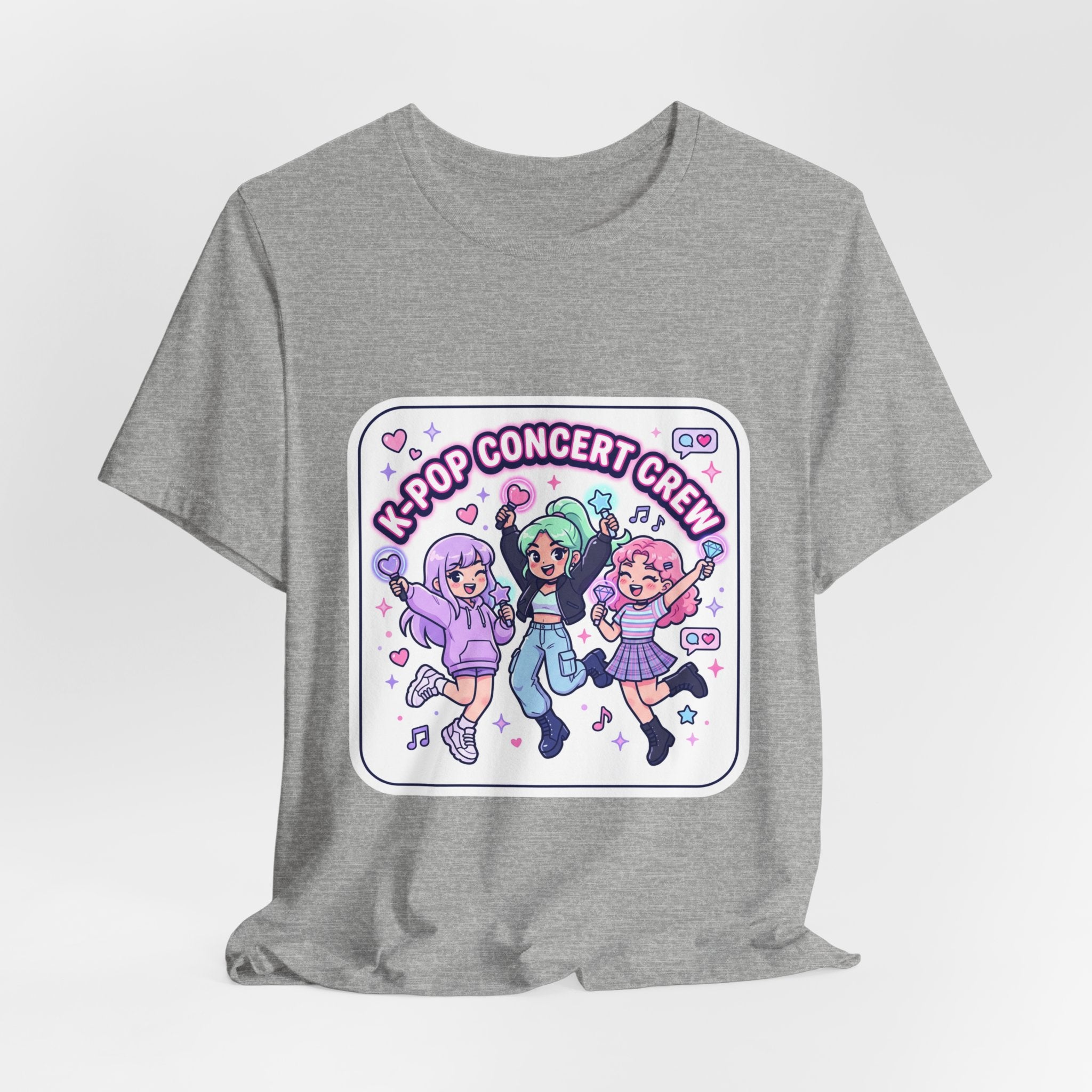 Unisex K-pop Concert Crew T-Shirt