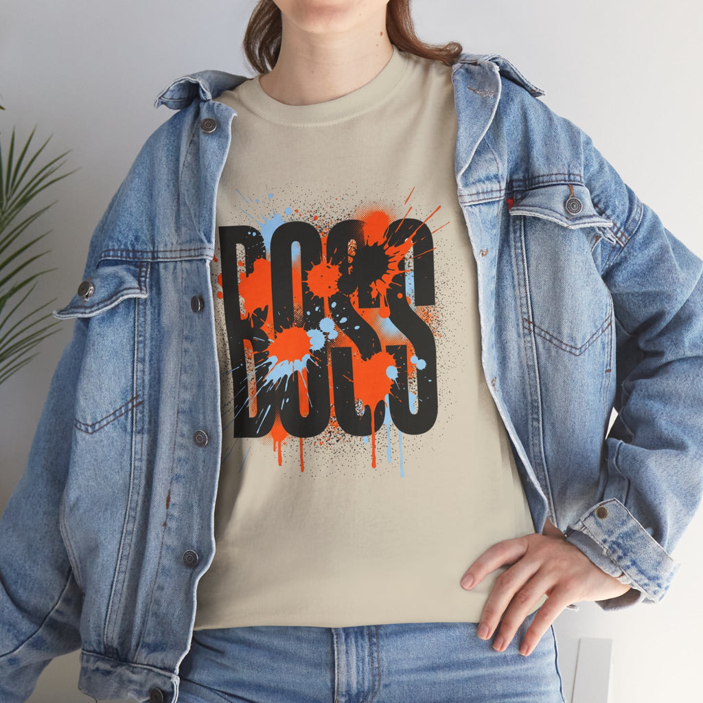 BOSS Graffiti Tee – Street Art Graphic T-Shirt