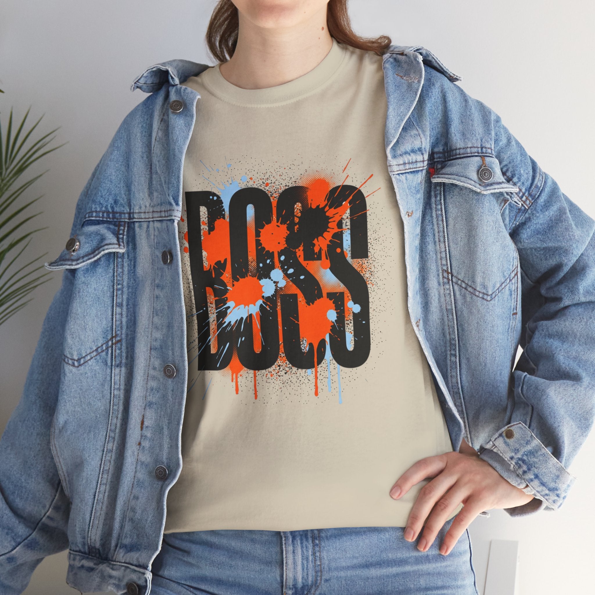 BOSS Graffiti Tee – Street Art Graphic T-Shirt