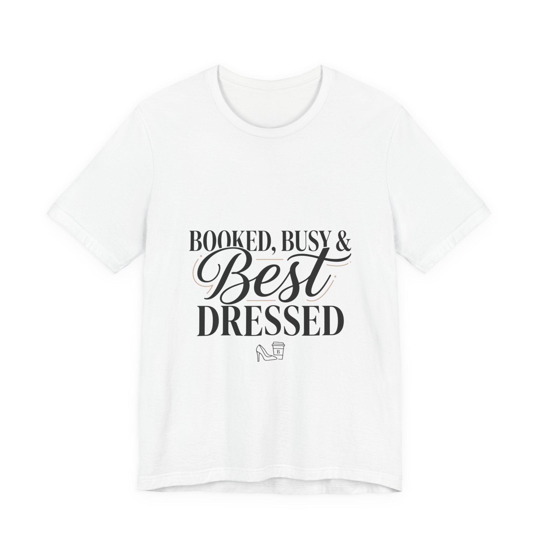 Booked, Busy & Best Dressed Tee | editorial tee, Parisian chic