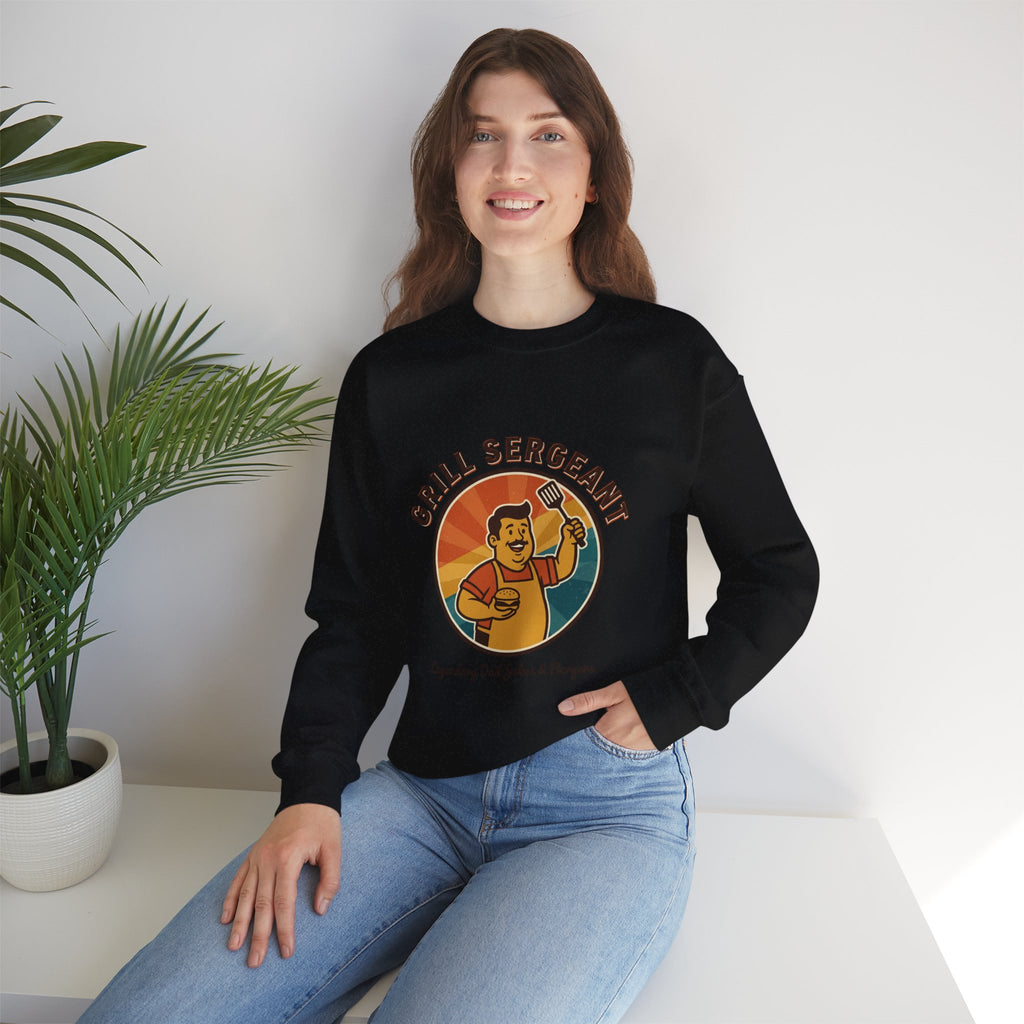 Grill Sergeant Sweatshirt | Father’s Day, Retro Outdoorsy Dad