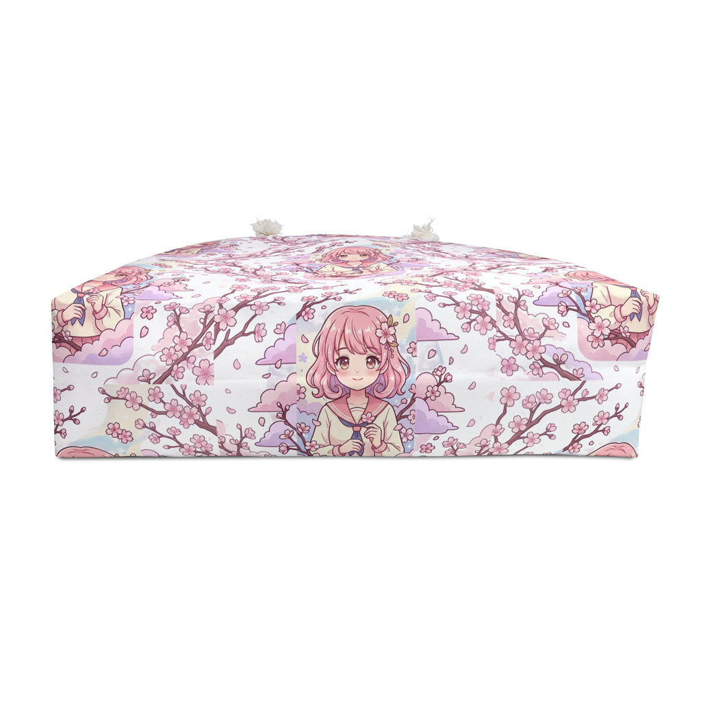 Floral Girl Weekender Bag — Cute Female Flower Design