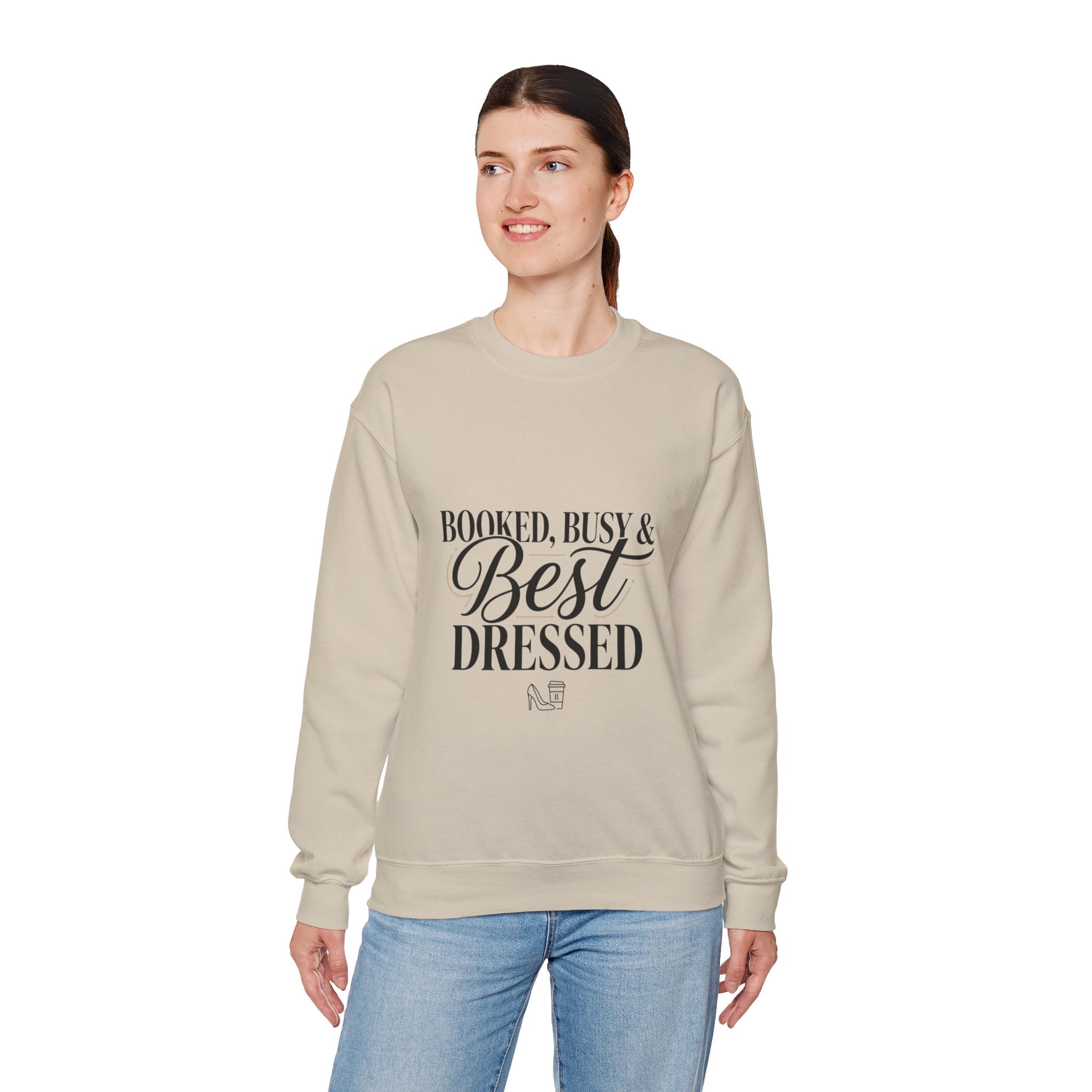 Booked Busy & Best Dressed Sweatshirt | Parisian chic, Boss energy