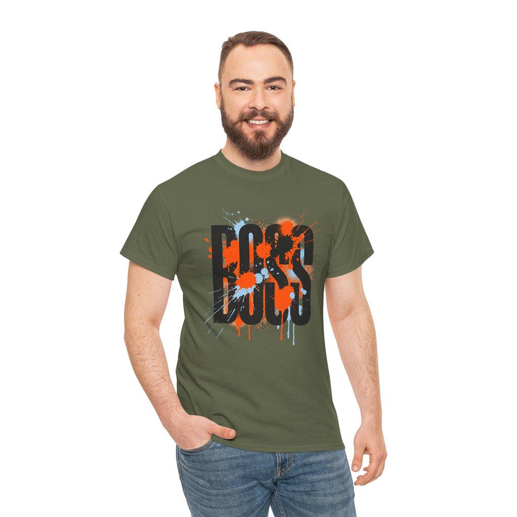 BOSS Graffiti Tee – Street Art Graphic T-Shirt