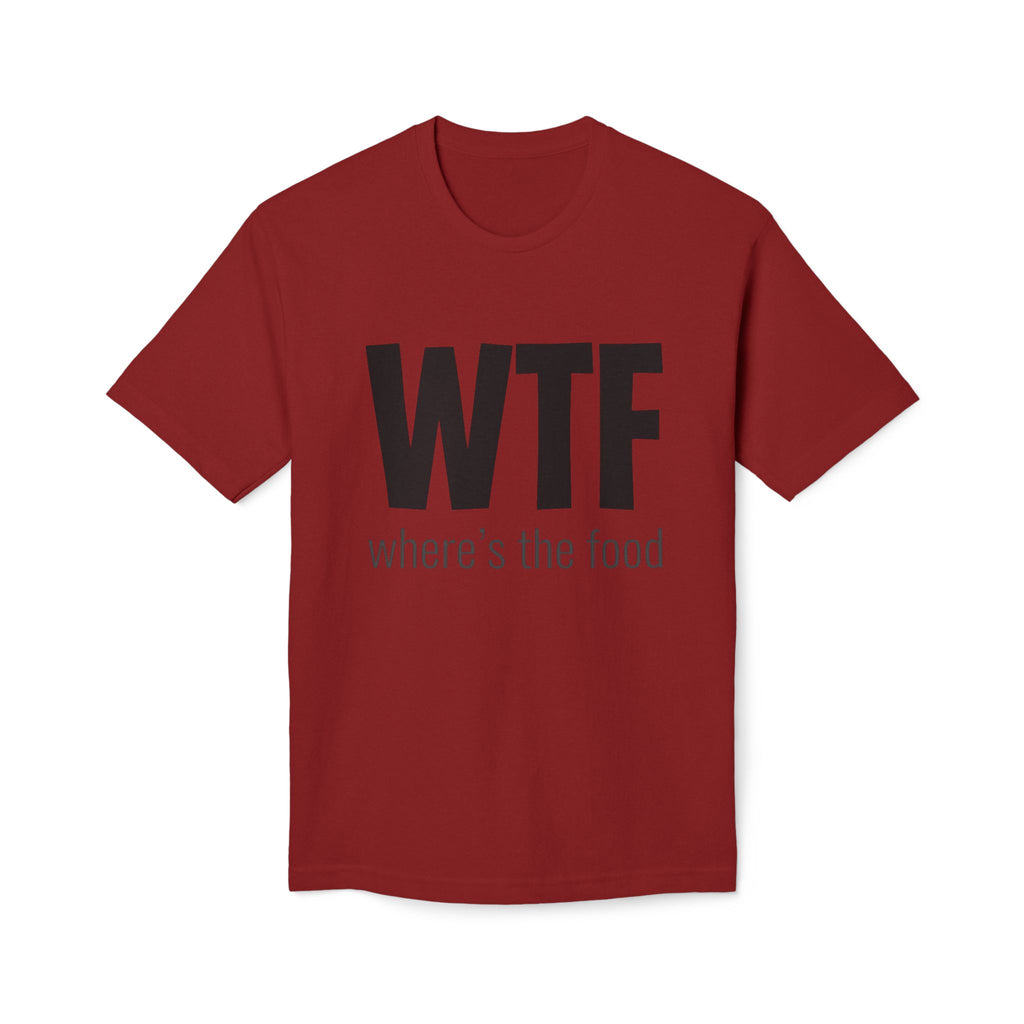 WTF "Where's the Food" Graphic T-Shirt — Funny Foodie Tee