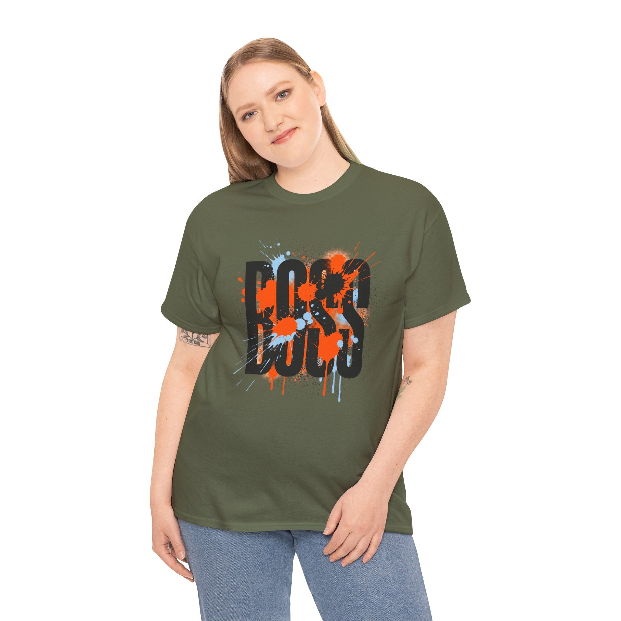 BOSS Graffiti Tee – Street Art Graphic T-Shirt