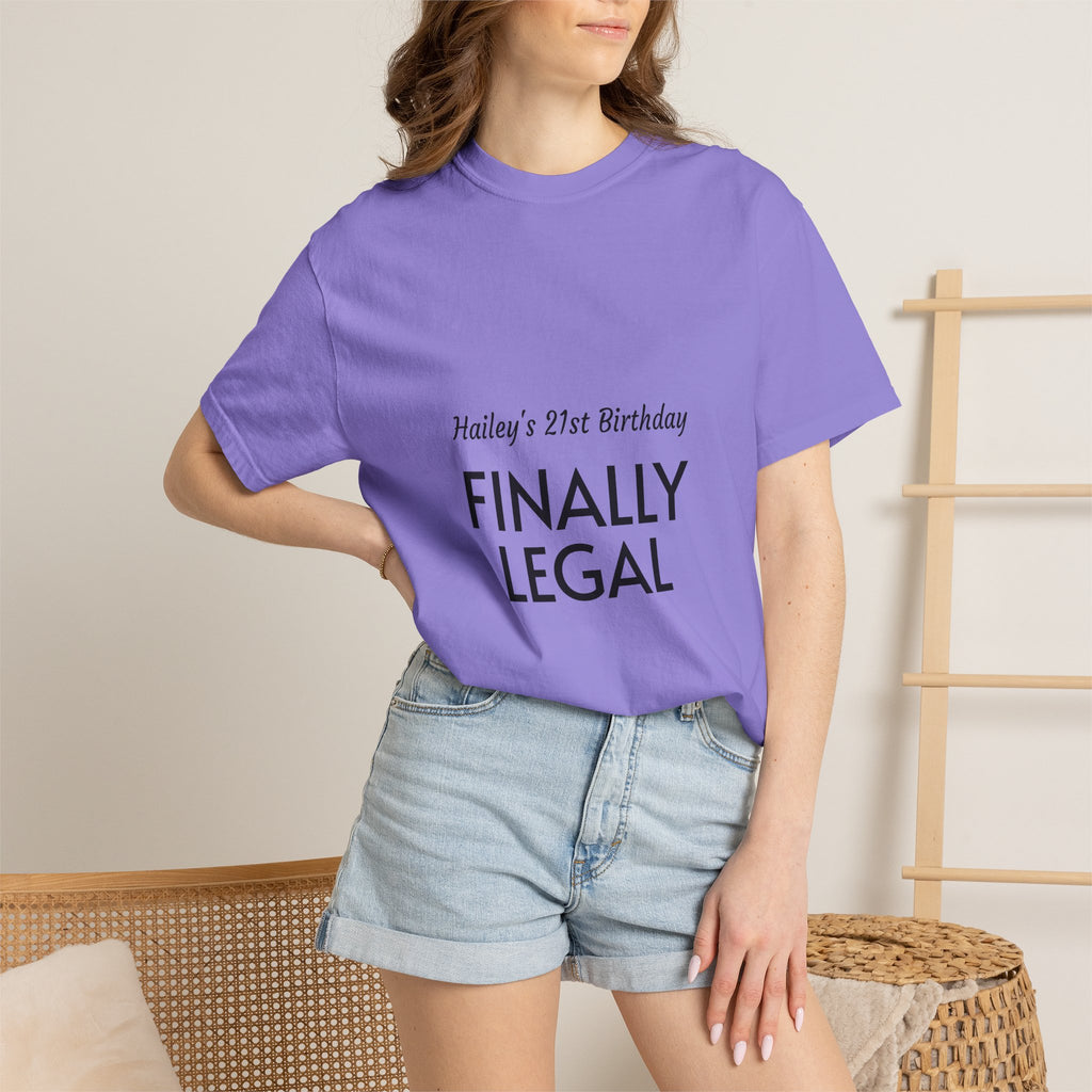 Finally Legal 21st Birthday T-Shirt