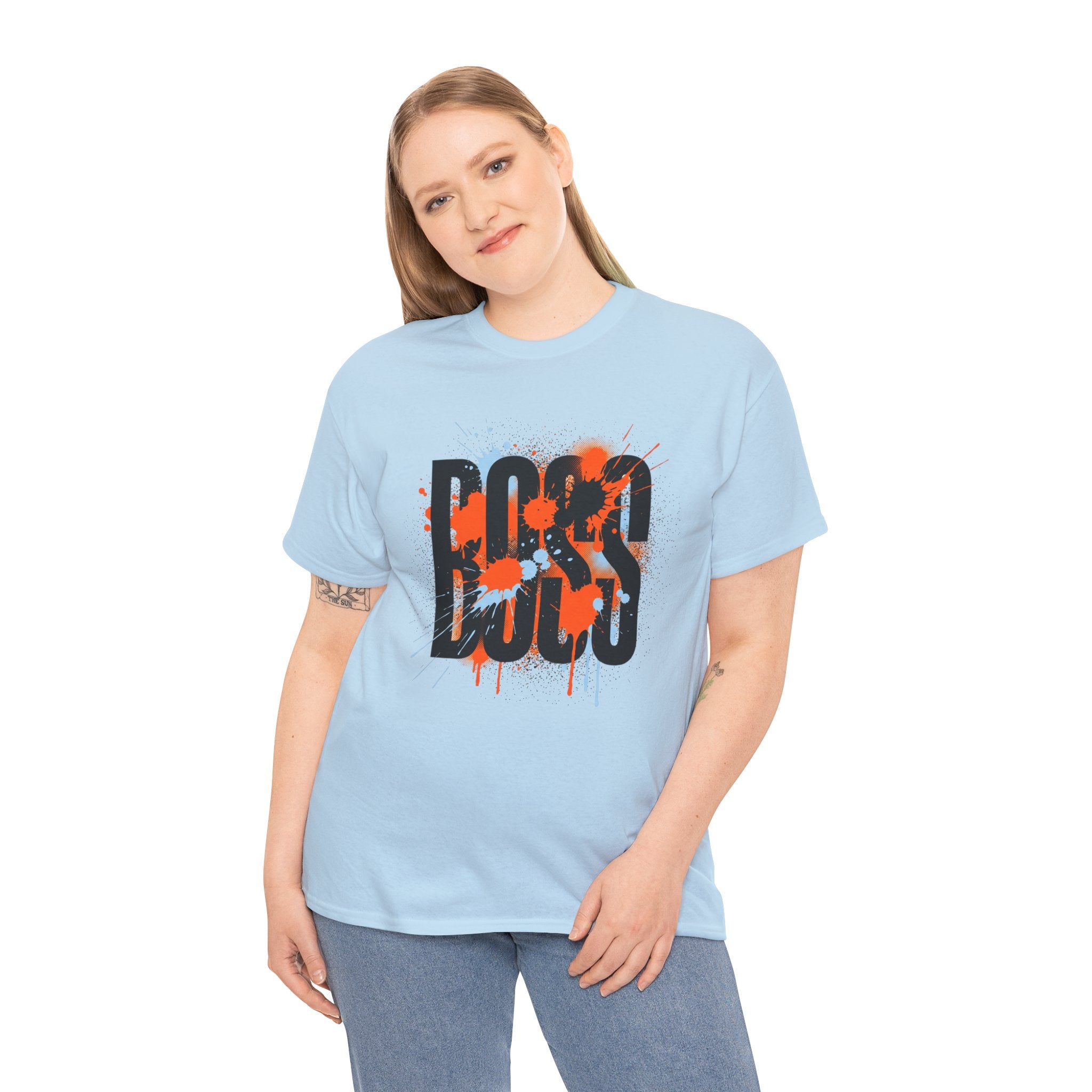 BOSS Graffiti Tee – Street Art Graphic T-Shirt