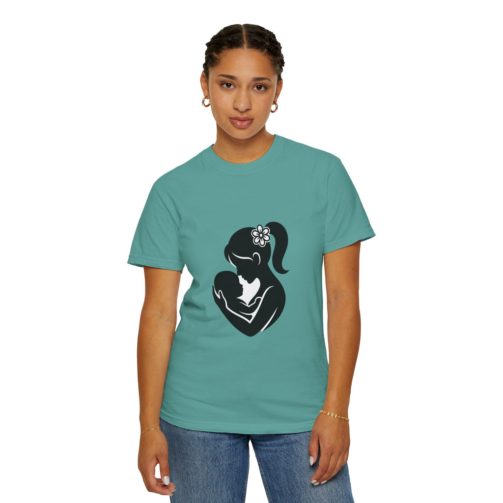 Mom and Baby Silhouette T-Shirt — Nursing & New Mom Gift