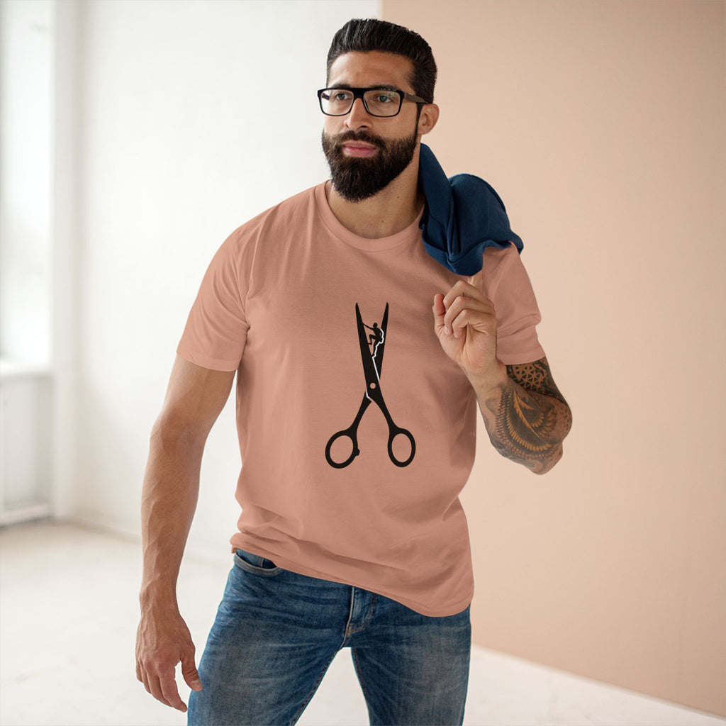 Scissors Graphic Tee — Barber & Stylist Haircut Shirt