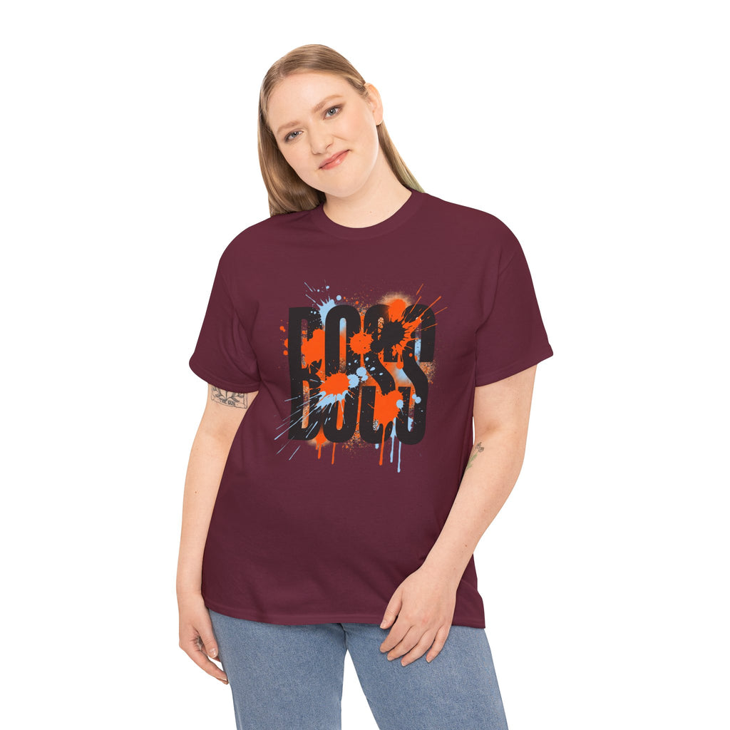 BOSS Graffiti Tee – Street Art Graphic T-Shirt