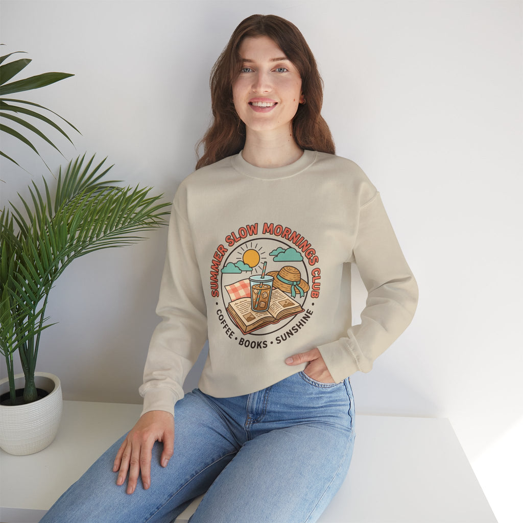 Summer Slow Mornings Crewneck Sweatshirt.