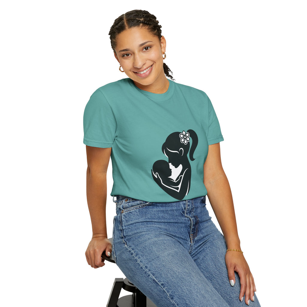 Mom and Baby Silhouette T-Shirt — Nursing & New Mom Gift