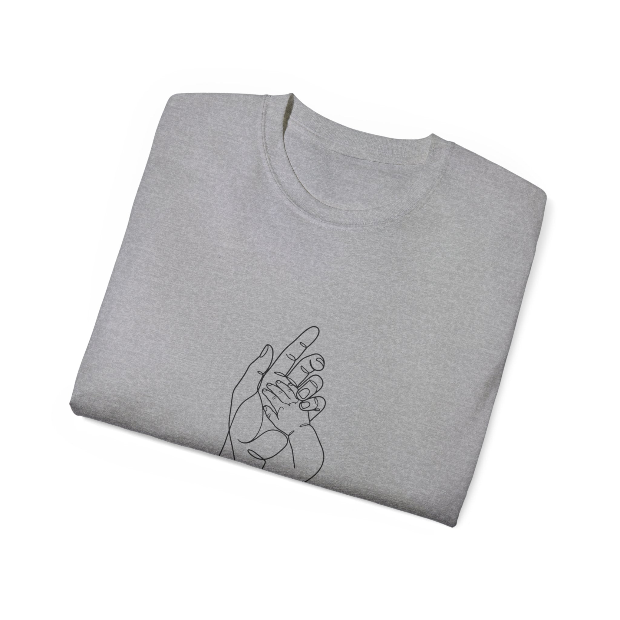 Matching Hands Relaxed Unisex Cotton T‑Shirt