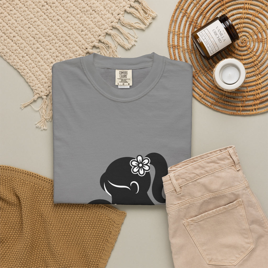 Mom and Baby Silhouette T-Shirt — Nursing & New Mom Gift