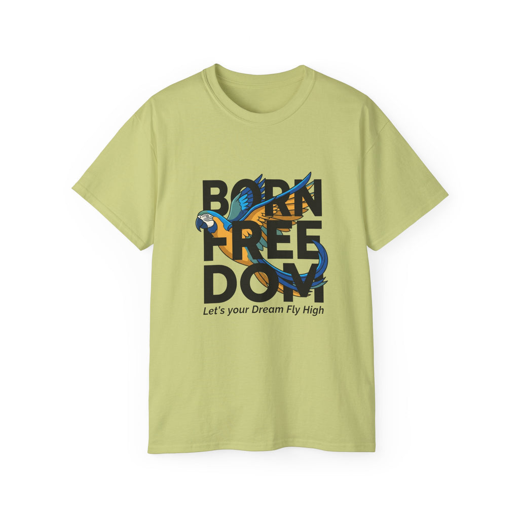 Eagle Graphic "Let’s Your Dream Fly High" Inspirational Tee