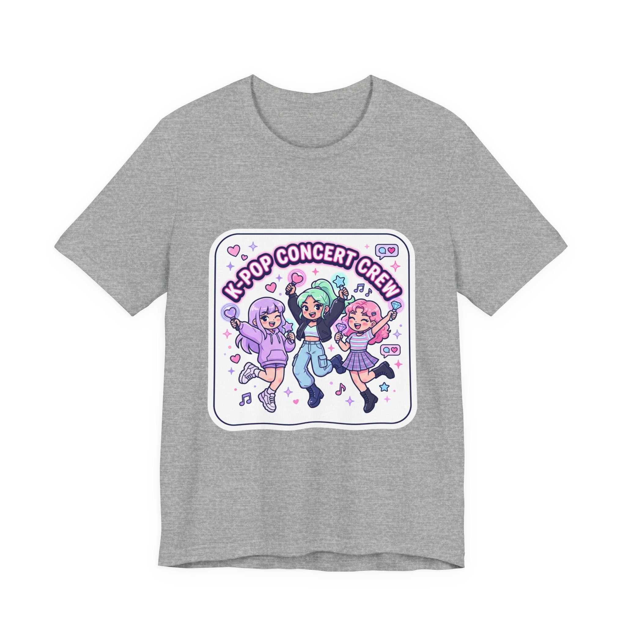Unisex K-pop Concert Crew T-Shirt