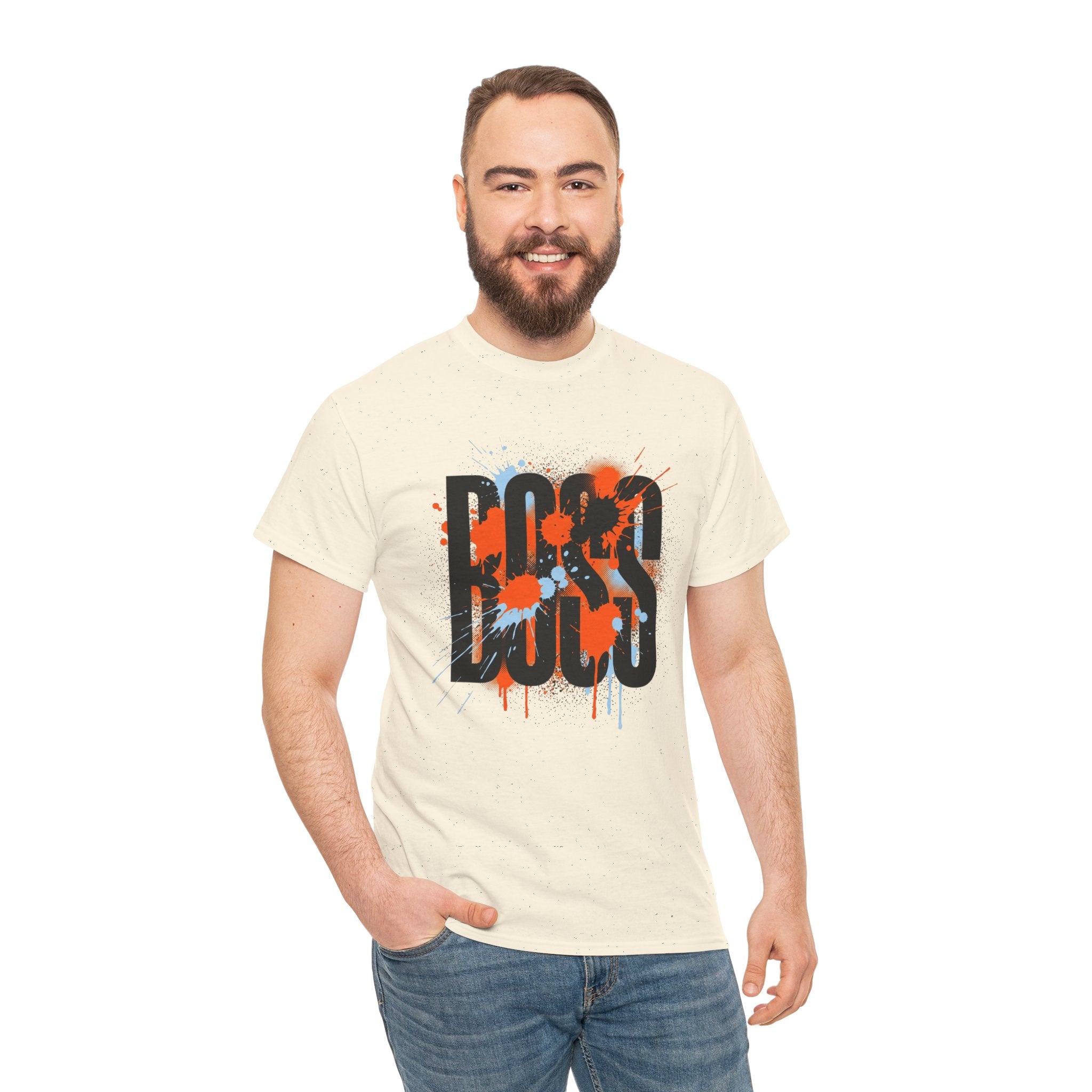 BOSS Graffiti Tee – Street Art Graphic T-Shirt
