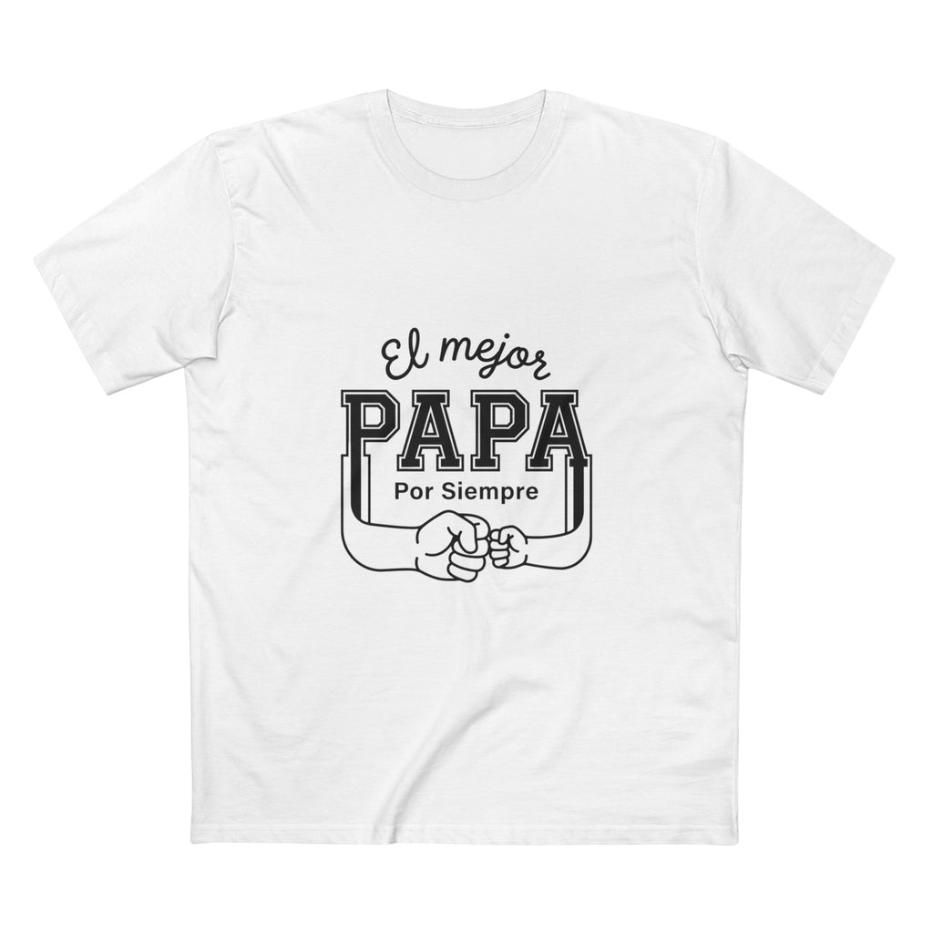El Mejor Papá Por Siempre" Fist Bump Father's Day Tee