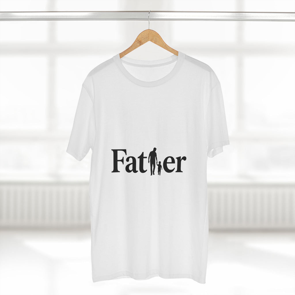 Father Tee — Silhouette Dad & Child Graphic Shirt
